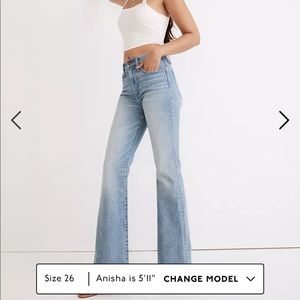 Madewell flare jeans